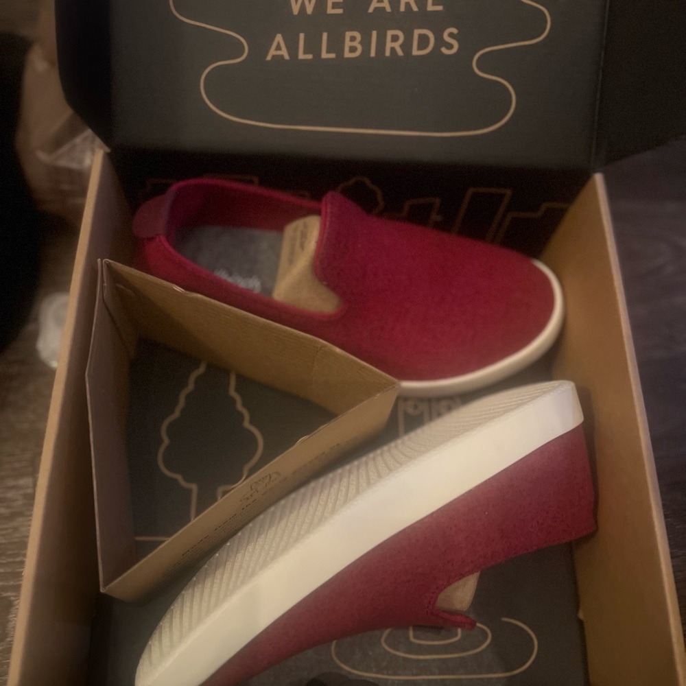 NWTs Allbirds wool loungers slip on shoes size 6